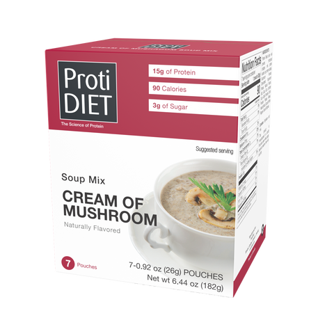 ProtiDiet Cream of Mushroom Soup \ 7 Servings Per Box