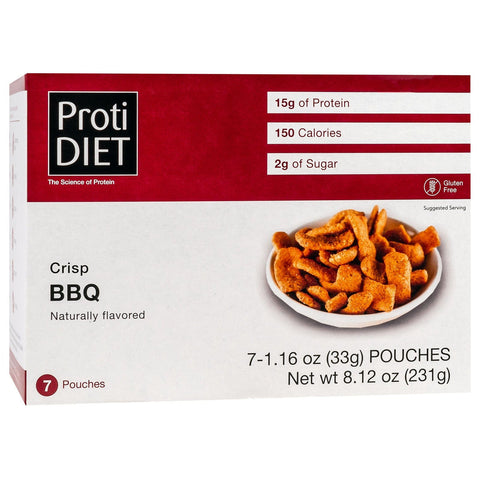 ProtiDiet BBQ Crisps \ 7 Servings Per Box