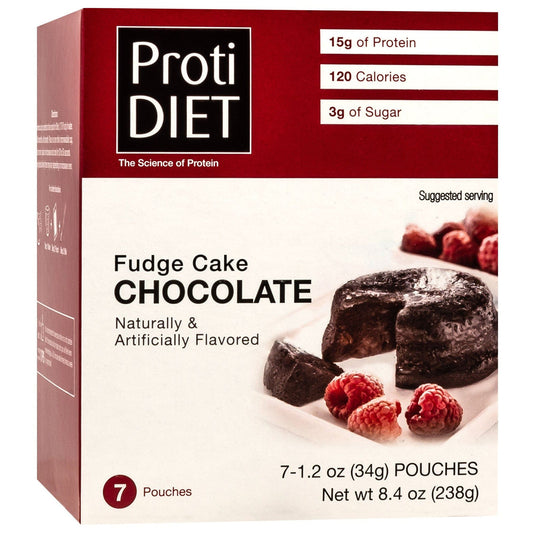 ProtiDiet Chocolate Fudge Cake \ 7 Servings Per Box