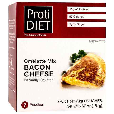 ProtiDiet Bacon and Cheese Omelette \ 7 Servings Per Box