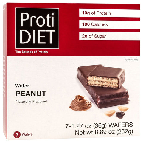 ProtiDiet Peanut Wafers \ 7 Servings Per Box