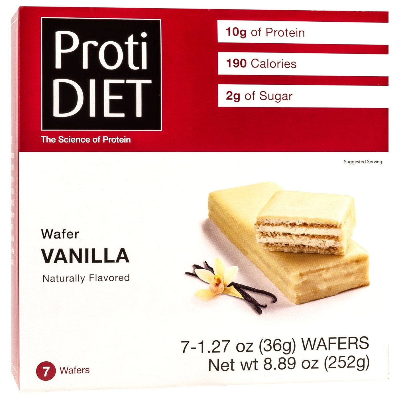 ProtiDiet Vanilla Wafers \ 7 Servings Per Box